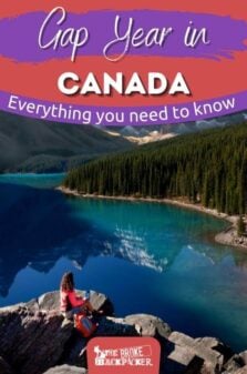 Gap Year in Canada Pinterest Image