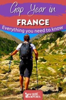Gap Year in France Pinterest Image