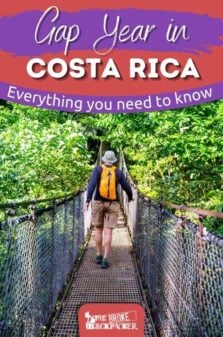 Gap Year in Costa Rica Pinterest Image
