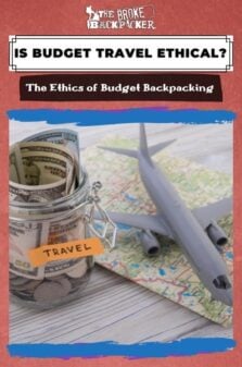 Ethical Budget Travel Pinterest Image