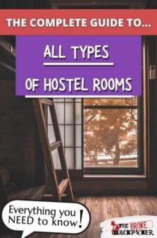 Different Types of Hostel Rooms Pinterest Image