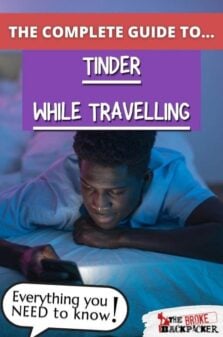 Tinder While Travelling Pinterest Image