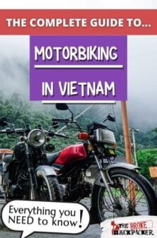 Motorbiking in Vietnam Pinterest Image