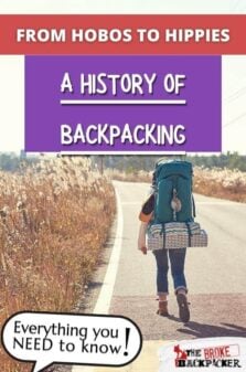 History of Backpacking Pinterest Image