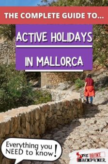 Active Holiday In Majorca Pinterest Image