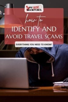 Travel Scams Pinterest Image