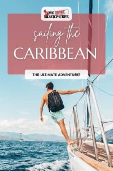 Sailing the Caribbean Pinterest Image