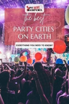 Best Party Cities in The World Pinterest Image