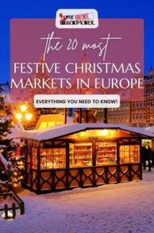 Christmas Markets in Europe Pinterest Image