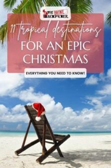 Tropical Christmas Pinterest Image