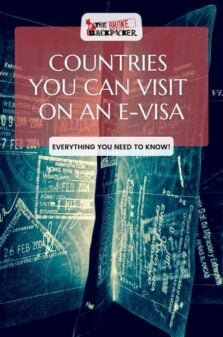 Countries with e-visa Pinterest Image