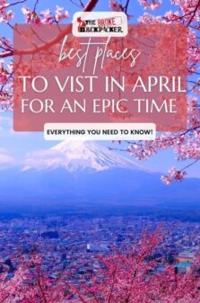 Places to Visit in April Pinterest Image