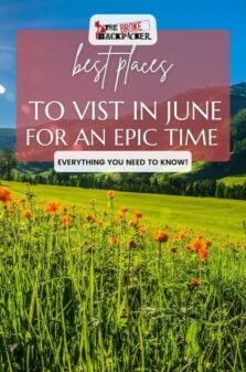 Places to Visit in June Pinterest Image