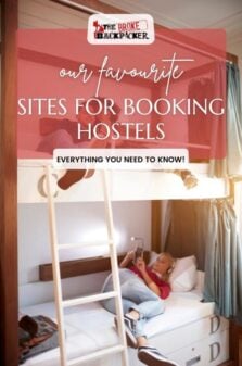 Hostel Booking Sites Pinterest Image