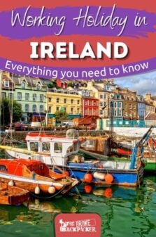 Working Holiday Ireland Pinterest Image