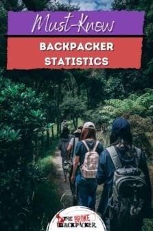 Backpacker Statistics Pinterest Image