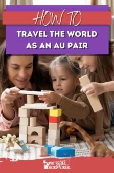 Travel as an Au Pair Pinterest Image