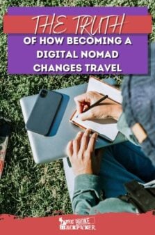 How Becoming a Digital Nomad Changes Travel Pinterest Image