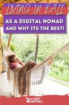 Digital Nomad life in Bali Pinterest Image