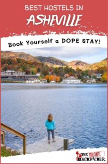 Best Hostels in Asheville Pinterest Image