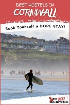 Best Hostels in Cornwall Pinterest Image