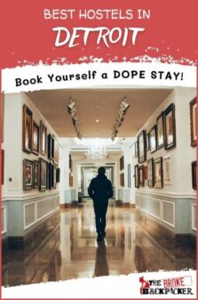 Best Hostels in Detroit Pinterest Image