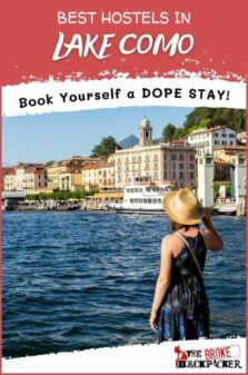 Best Hostels in Lake Como Pinterest Image