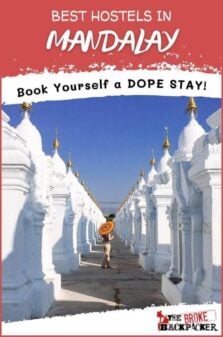 Best Hostels in Mandalay Pinterest Image