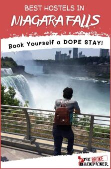 Best Hostels in Niagara Falls Pinterest Image