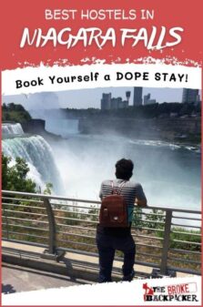 Best Hostels in Niagara Falls Pinterest Image