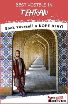 Best Hostels in Tehran Pinterest Image