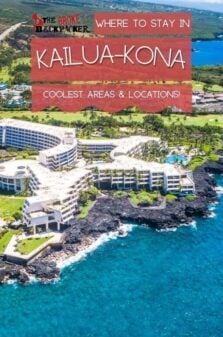 Where to Stay Near Kailua-Kona Pinterest Image