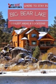 Where to Stay in Big Bear Pinterest Image