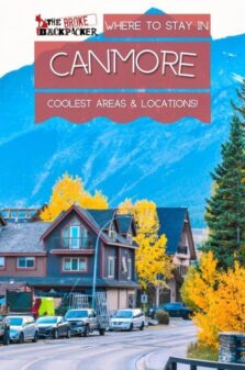Where to Stay in Canmore Pinterest Image