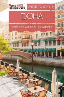 Where to Stay in Doha Pinterest Image