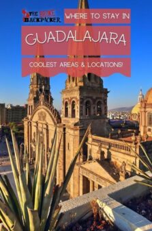 Where to Stay in Guadalajara Pinterest Image