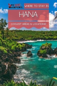 Where to Stay in Hana Pinterest Image