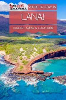 Where to Stay in Lanai Pinterest Image