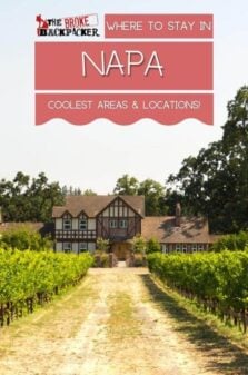 Where to Stay in Napa Pinterest Image