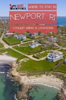 Where to Stay in Newport Pinterest Image