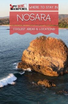 Where to Stay in Nosara Pinterest Image
