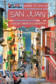 Where to Stay in San Juan Pinterest Image