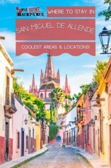 Where to Stay in San Miguel De Allende Pinterest Image