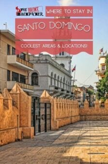 Where to Stay in Santo Domingo Pinterest Image