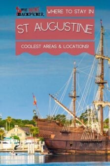 Where to Stay in St Augustine Pinterest Image