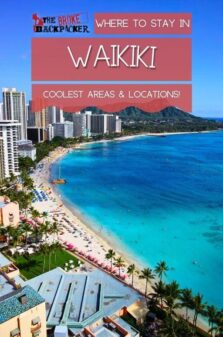 Where to Stay in Waikiki Pinterest Image