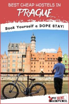 Cheap Hostels in Prague Pinterest Image