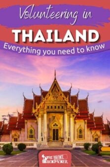 Volunteering in Thailand Pinterest Image