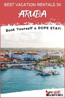 Vacation Rentals in Aruba Pinterest Image