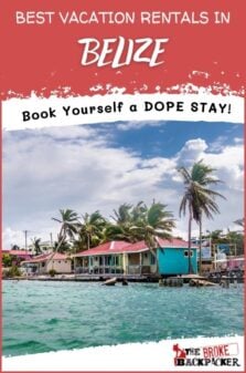 Vacation Rentals in Belize Pinterest Image